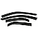 Auto Ventshade (AVS) Rainguard - Smoke Acrylic Set Of 4 - 94974