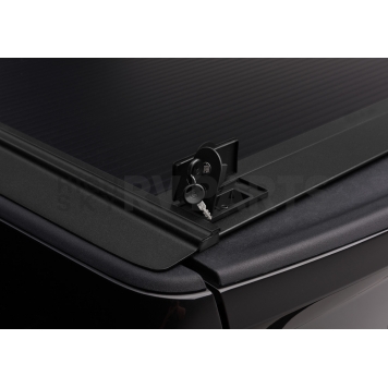 Retrax Tonneau Cover Hard Manual Retractable Black Matte Powder Coated Polycarbonate - 60236-4