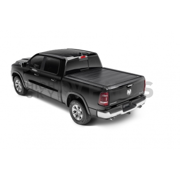 Retrax Tonneau Cover Hard Manual Retractable Black Matte Powder Coated Aluminum - 80235-1