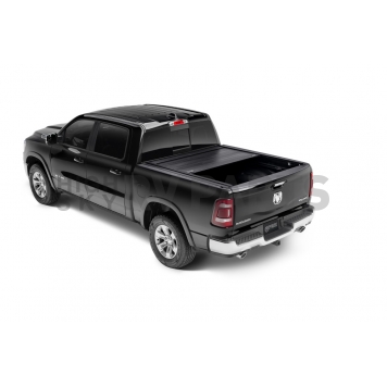 Retrax Tonneau Cover Hard Manual Retractable Black Matte Powder Coated Aluminum - 80235-4