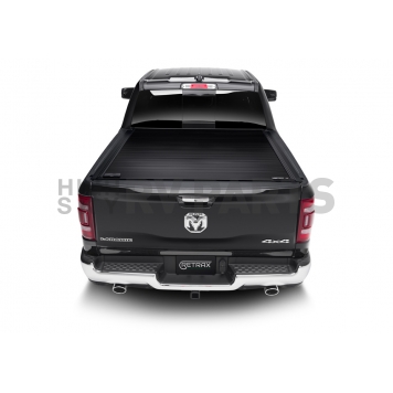 Retrax Tonneau Cover Hard Manual Retractable Black Matte Powder Coated Aluminum - 80235-8