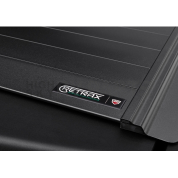Retrax Tonneau Cover Hard Manual Retractable Black Matte Powder Coated Aluminum - 80236-5