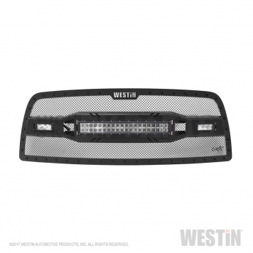 Westin Automotive Grille - Mesh Textured Black Steel - 34-1095-8