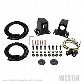 Westin Automotive Parking Aid Sensor Relocation Bracket - Black Steel Set Of 2 - 40-0015S