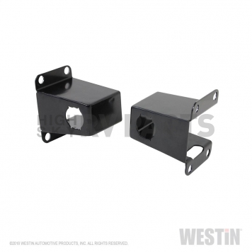 Westin Automotive Parking Aid Sensor Relocation Bracket - Black Steel Set Of 2 - 40-0015S-2