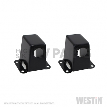 Westin Automotive Parking Aid Sensor Relocation Bracket - Black Steel Set Of 2 - 40-0015S-4