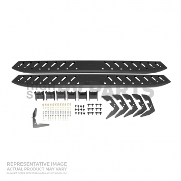 Westin Automotive Running Board Black Textured Powder Coated Steel Stationary - 28-81055-9