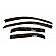 Auto Ventshade (AVS) Rainguard - Smoke Acrylic Set Of 4 - 194975