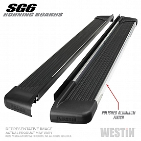 Westin Automotive Running Board Polished Aluminum Stationary - 27-64760