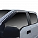 Westin Automotive Rainguard - Smoke Gloss Acrylic Set Of 4 - 72-37444