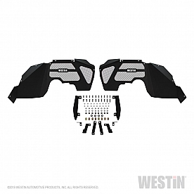 Westin Automotive Fender Well Liner Steel Black - Front Set Of 2 - 62-11005