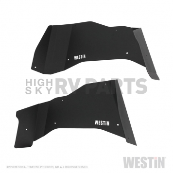 Westin Automotive Fender Well Liner Steel Black - Rear Set Of 2 - 62-11015-9