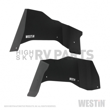 Westin Automotive Fender Well Liner Steel Black - Rear Set Of 2 - 62-11015-1