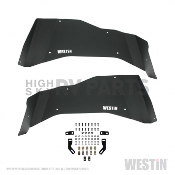 Westin Automotive Fender Well Liner Steel Black - Rear Set Of 2 - 62-11015-7