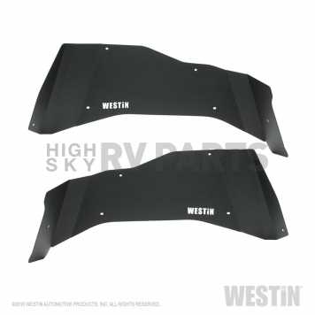 Westin Automotive Fender Well Liner Steel Black - Rear Set Of 2 - 62-11015-8