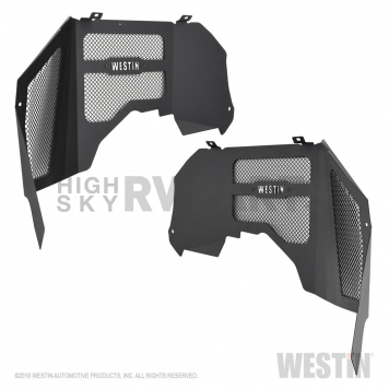 Westin Automotive Fender Well Liner Steel Black - Front Set Of 2 - 62-11025-8