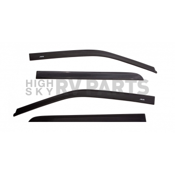 Auto Ventshade (AVS) Rainguard - Black Matte ABS Thermoplastic Set Of 4 - 774044-1