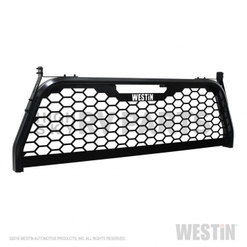 Westin Automotive Headache Rack Mesh Aluminum Black Powder Coated - 57-81025