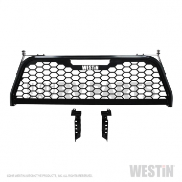 Westin Automotive Headache Rack Mesh Aluminum Black Powder Coated - 57-81025-13