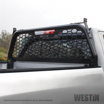 Westin Automotive Headache Rack Mesh Aluminum Black Powder Coated - 57-81025-2