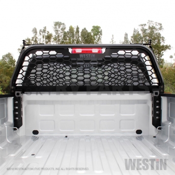 Westin Automotive Headache Rack Mesh Aluminum Black Powder Coated - 57-81025-3
