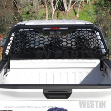 Westin Automotive Headache Rack Mesh Aluminum Black Powder Coated - 57-81035-3