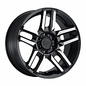 Black Rhino Wheel Mesa - 20 x 9 Black With Natural Face - 2090MSA-86140F12