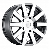 Black Rhino Wheel Journey - 17 x 7.5 Gun Metal With Natural Face - 1775JRN456140G12
