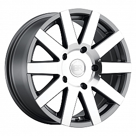 Black Rhino Wheel Journey - 17 x 7.5 Gun Metal With Natural Face - 1775JRN456140G12