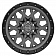 Black Rhino Wheel Sprocket - 17 x 9.5 Gun Metal With Black Lip - 1795SPK066140G12