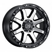 Black Rhino Wheel Coyote - 17 x 9 Black With Natural Face And Stainless Bolts - 1790CYT126140B12