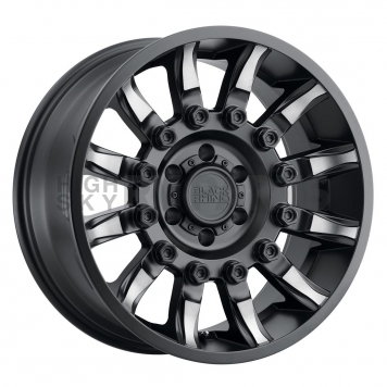 Black Rhino Wheel Mission - 17 x 8.5 Black With Natural Tinted Accents - 1785MSN-86140M12