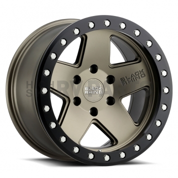 Black Rhino Wheel Crawler - 17 x 8.5 Bronze With Black Lip - 1785CRL-26140Z12
