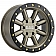 Black Rhino Wheel Hachi - 17 x 8.5 Bronze With Black Lip - 1785HCH-06140Z12