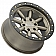 Black Rhino Wheel Hachi - 17 x 8.5 Bronze With Black Lip - 1785HCH-06140Z12