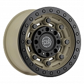 Black Rhino Wheel Garrison - 17 x 8.5 Desert Sand With Black Lip - 1785GAR006140D12