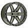 Black Rhino Wheel Henderson - 17 x 9 Olive Green With Black Lip And Bolts - 1790HDS126140N12