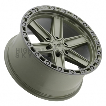 Black Rhino Wheel Henderson - 17 x 9 Olive Green With Black Lip And Bolts - 1790HDS126140N12-3