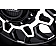 Grid Wheel GD09 - 20 x 9 Black With Natural Accents - GD0920090237F0006