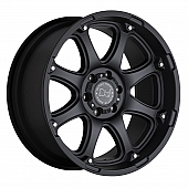 Black Rhino Wheel Glamis - 17 x 9 Black - 1790GLA126140M12