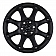 Black Rhino Wheel Glamis - 17 x 9 Black - 1790GLA126140M12