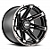 Grid Wheel GD12 - 20 x 9 Black - GD1220090237T1508