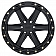 Black Rhino Wheel Henderson - 17 x 9 Black With Brass Bolts - 1790HDS-26140B12