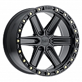 Black Rhino Wheel Henderson - 17 x 9 Black With Brass Bolts - 1790HDS126140B12
