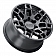 Black Rhino Wheel Ridge - 17 x 8.5 Black - 1785RDG006140M12