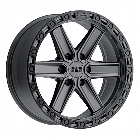 Black Rhino Wheel Henderson - 17 x 9 Gun Black With Black Lip And Bolts - 1790HDS-26140G12