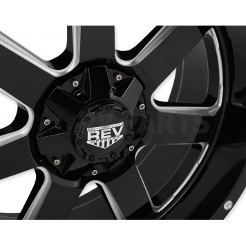 REV Wheel Offroad 885 - 20 x 9 Black With Natural Accents - 885M-2903512-4