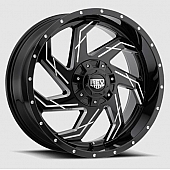 REV Wheel Offroad 885 - 20 x 12&nbsp;Black With Natural Accents - 895M-2123544