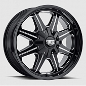REV Wheel Offroad 823 - 17 x 9&nbsp;Black With Natural Accents - 823M-7903512