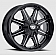 REV Wheel Offroad 823 - 17 x 9 Black With Natural Accents - 823M-7903512